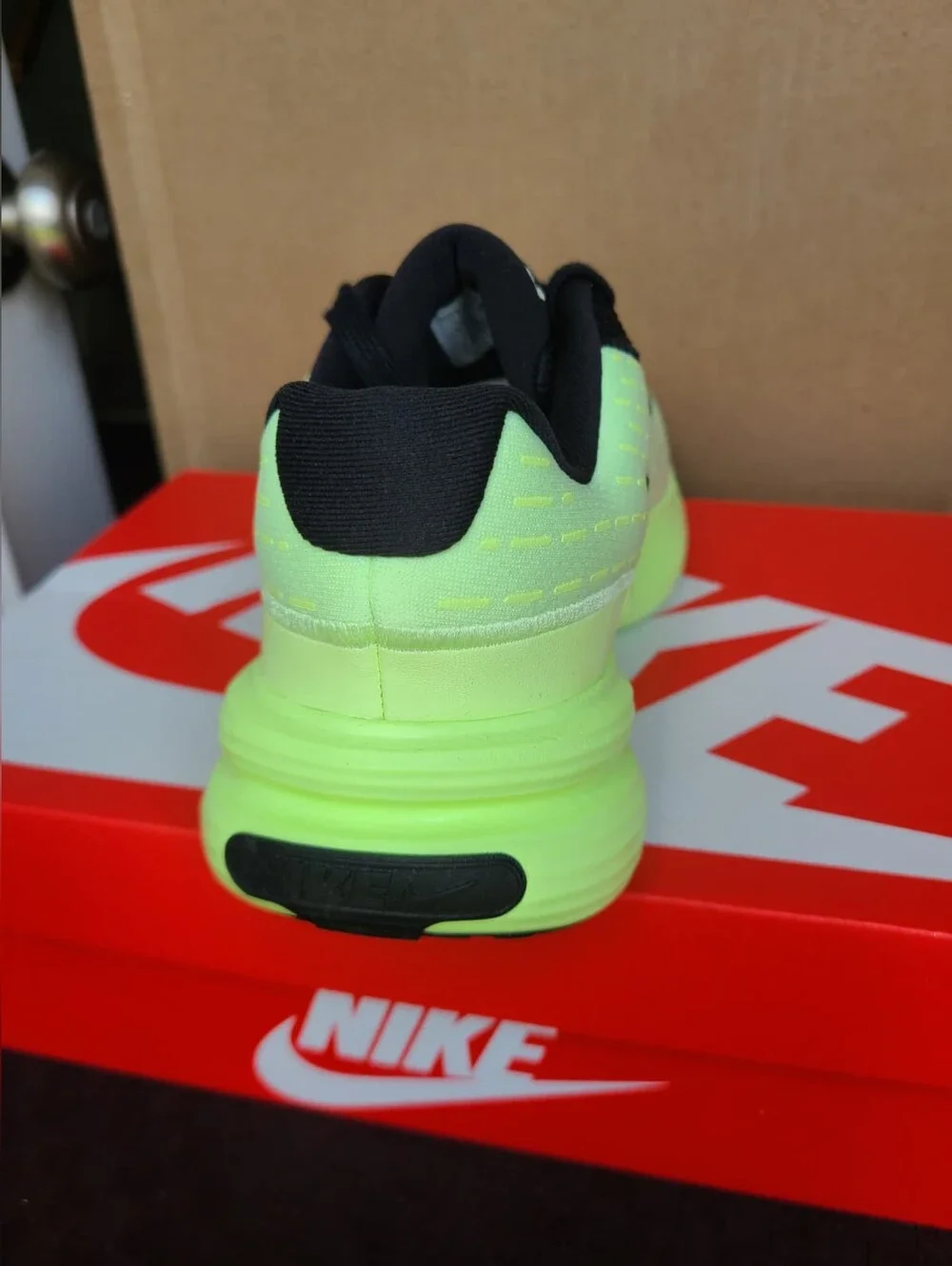Nike Uplift SC Black/Barely Volt/Black Youth size 7 womens size 8.5